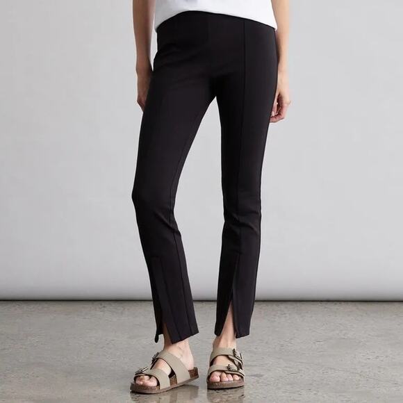 Elizabeth & James Ponte Leggings Zip-Cuff Super Skinny Pants Black XL Career - Picture 1 of 7